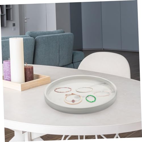 Plateau cosmétique Healvian style marbré pour une coiffeuse moderne et épurée