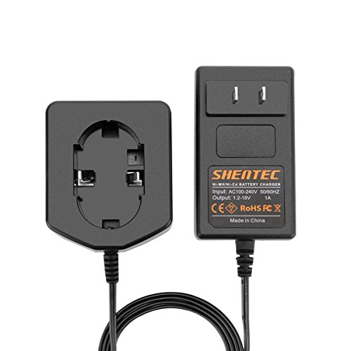 Shentec 1.2V-18V Charger UC18YG Compatible with Hitachi Ni-MH Ni-Cd 7.2V 9.6V 12V 14.4V 18V Pod Style Battery (Not for Li-ion Battery)