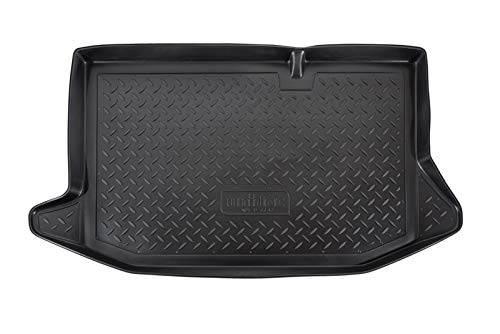 Norm Liners | Tapis De Coffre en Caoutchouc TPE Toutes Saisons pour Fiesta 7 2008-2017, Bord Haut, Noir, Antidérapant, Toutes Saisons