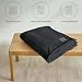 s.Oliver Kuschelsoft Decke 150x200 cm - flauschig, warm & waschbar, Kuscheldecke dunkelgrau Uni
