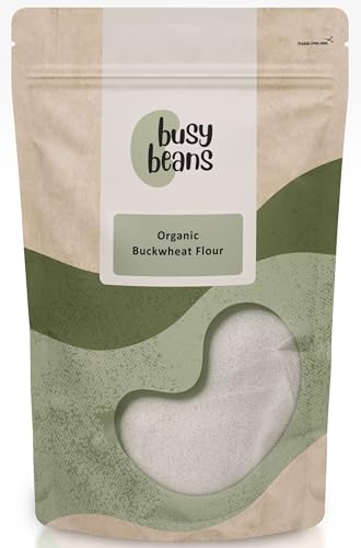 Organic Buckwheat Flour - Certified Organic - by Busy Beans Organic (500g)