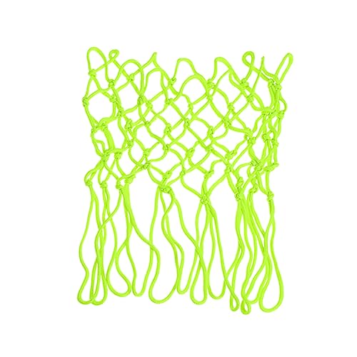 BESPORTBLE Fluorescent Nylon Basketball Net Standard Outdoor Sports Supply Tangle Design for Schools Training for Use