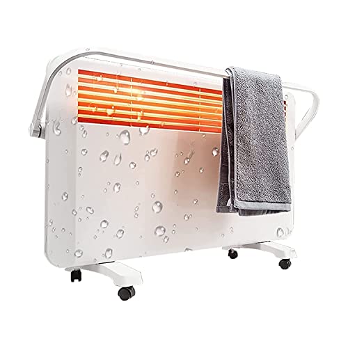 GOZYLA Radiateur de Chauffage électrique à Convection Portable économie d'énergie température constante Automatique étanche 3 réglages de Chaleur à Faible Bruit Cover