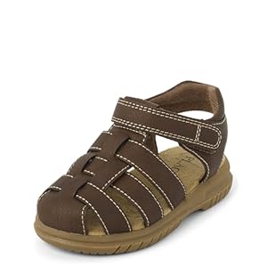 The Children’s Place Baby Boys and Toddler Fisherman Sandals, Brown