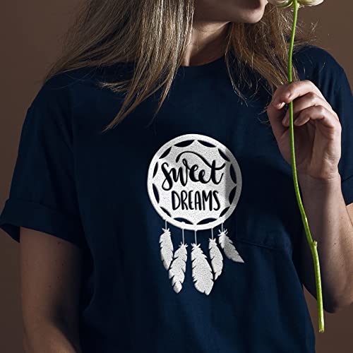 Gatichetta Heat Transfer Vinyl 10"X6Ft 3D Puff Htv Heat Press Iron On Vinyl Foaming Htv For T-Shirts, Fabric, Diy Designs, White #TOP7