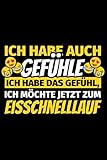  Notizbuch liniert: Eisschnelllauf Geschenke Eisschnellläufer