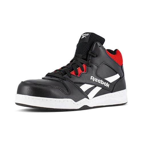 Image of Reebok Work Mens's BB4500 Work High Top Sneaker Black /Red 11.5 X-Wide