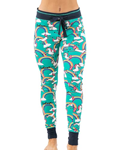 Lazy One I Believe Unicorn Women's Leggings And Tees, Pajama Separates, Cozy Loungewear For Women (X-Large) #TOP16