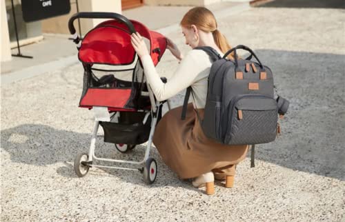 Bolsa Mochila Maternity Land Bonny Cinza original