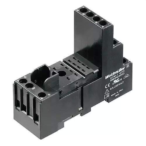 Weidmuller, 8869420000, Conn Relay Socket SKT Screw ST Panel Mount (10 Item/s)