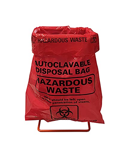 Red Biohazard Bag, 8.5″x11″