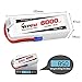 SYPOM 6S Lipos 6000mAh 120C 22.2V Lipo Battery with EC5 and XT90 Connector RC Battery for Kraton 12s/Kraton 8s/Kraton 6s/12S Losi 5iveB/Raminator/Traxxas Sledge/Arrma Mojave/RC Car/Truck(2PCS)