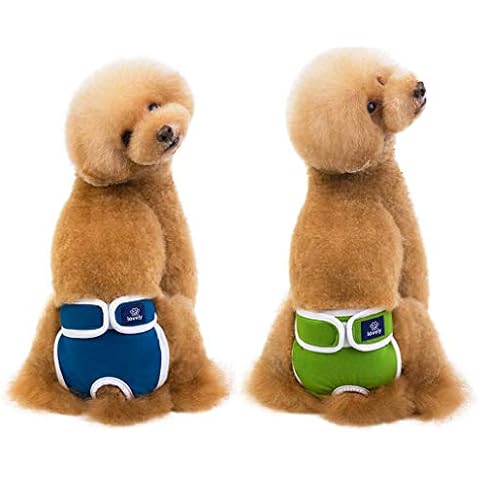 Oyccen 2pcs Washable Dogs Physiological Pants Anti-harassment Underwear Menstrual Panties Sanitary Nappies Cover