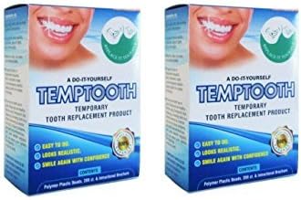 Trusted Patented Temporary Tooth Replacement Kit, DIY Filling for Missing Tooth (x2)
