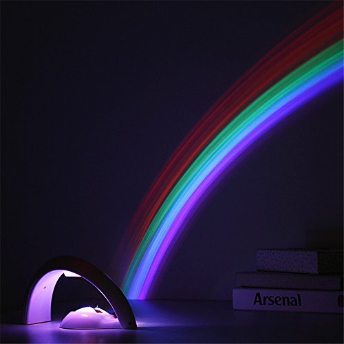 Preisvergleich Produktbild FONKIA Nachtlichter für Kinder Regenbogen Tischlampe batteriebetrieben / USB