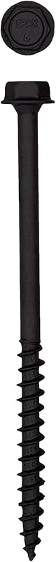 SPAX 5/16" x 5" Exterior Hex Head Structural Wood Lag Screws Powerlags Hex (50 EA) Bit Included Heavy Duty Rust Resistant