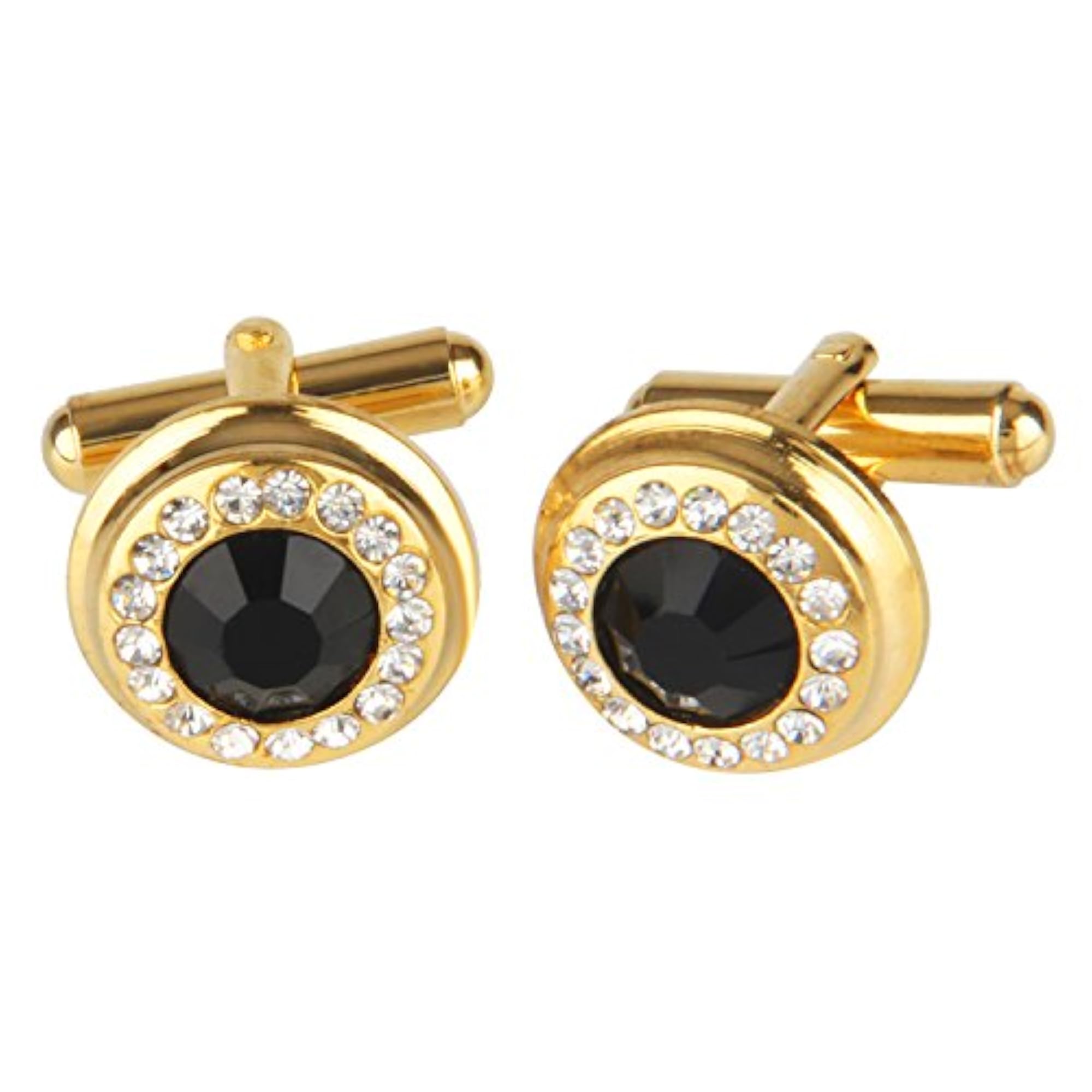 Gold Plated Cufflinks for Men, Elegant Gift