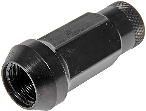 Image of Dorman 713-685A Black Open End Knurled Wheel Nuts Compatible with Select Models, 20 Pack