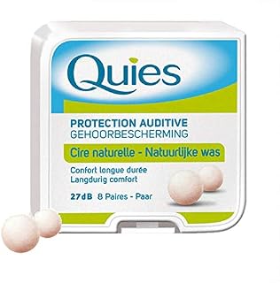Caswell-Massey Boules Quies Ear Plugs – Natural Beeswax and Cotton Plugs for Swimming