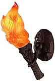 MRBVAOXVD Wandlampen, Hertl Indoor Geführte Flamme Wand Sconce Harz Fackel Dekorieren Industrielle Wand Licht Bauernhaus Flur Wandlamfür Schlafzimmer Am Bettrand Wohnzimmer Badezimmer Treptür
