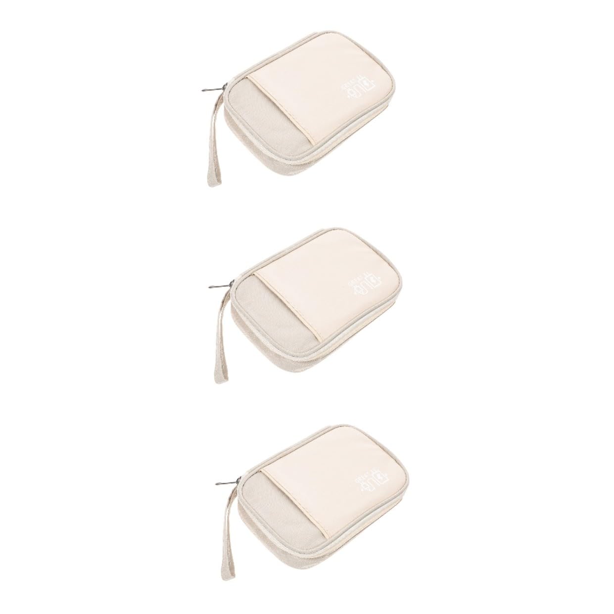 OSALADI 3 Pezzi Custodia Multifunzione Custodia Elettronica Gadget Da Viaggio Piccolo Rossetto Portafoglio Custodia Per Cavo Organizer Per Cavo Da Viaggio Borsa Per Elettronica Custodia