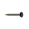 Fasteners Plus ST Fastening #10 x 1-12 Eclipse Woodbinder Metal Roofing Stitch Screws Metal-to-Wood - Charcoal Gray Pack of 250