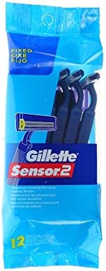 Amazon.com: Gillette Sensor5 Men's Disposable Razors, 2 Count : Beauty ...