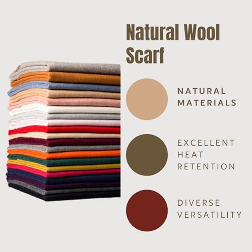 Novawo Wool Shawl Large Thick Pashmina Travel Blanket Scarf Winter Wraps for Women4