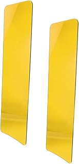 Beaupretty 2 Piezas tablero de color de pelo teñir destacado mezcla junta estilista con herramientas Tablero de tinte para el cabello de salón herramienta de peluquería Acrílico Amarillo