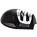 Vila Knife Sharpener with Dual sharpening slots: Polishes and hones blades to Razor Sharpness : Must-have kitchen utensil with Stylish, Ergonomic design : Secure grip and Compact for easy storage