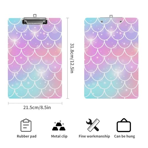 Clipboard A4 écaille de poisson dégradée pour documents - 2