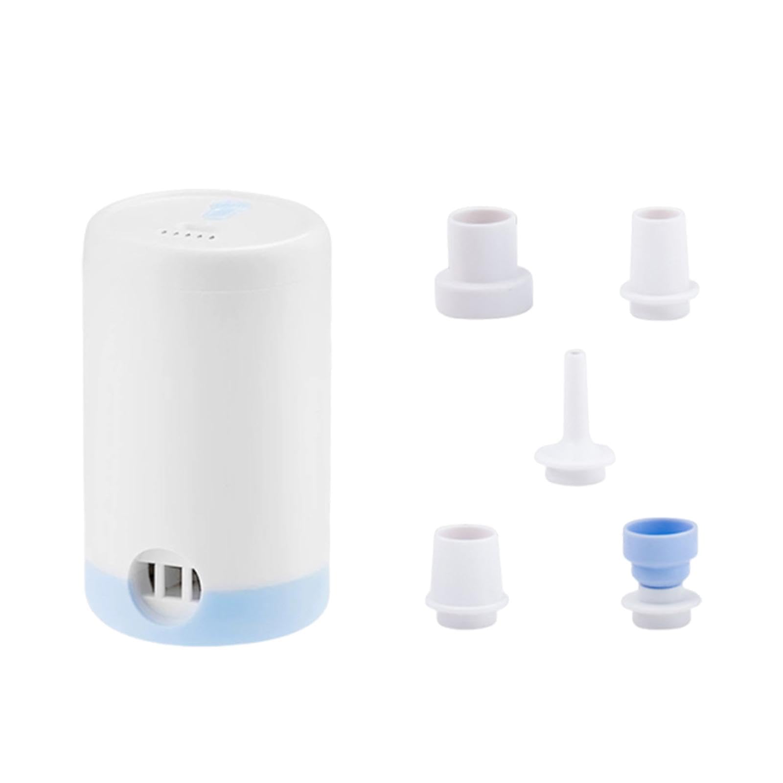 Harilla Rangement sous Vide, Pompe à air électrique, 5 Embouts Inclus, Portable, réutilisable, silencieuse, Automatique, Mini, pour Jouets Piscine