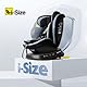 Reecle 360 Drehbar i-Size Kindersitz mit ISOFIX 40-150 cm (0-36 kg) Reboarder, ab Geburt -12 Jahre, ECE R129