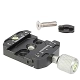 Manfrotto rc2標準三脚ボールヘッドクランプ交換用コンバーター用Arca-Swiss互換クイックリリースクランプと交換アダプター。