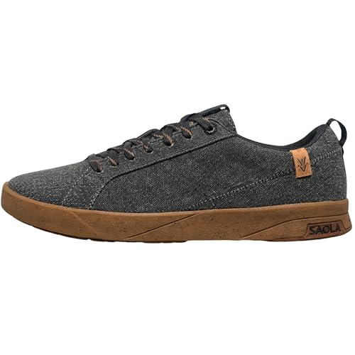 Tenis deportivos para hombre SAOLA Cannon Canvas 2.0 ligeros y veganos