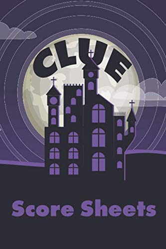 Clue Score Sheets: 120 Score Cards for Clue Board Game, Replacement Pads, Detective, size 6 x 9 inch