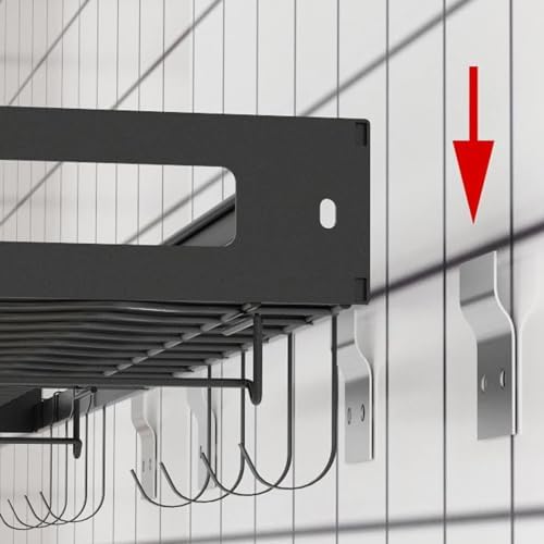 Wall-Mounted Stainless Steel Dish Rack with Drip Tray & SIL Holder, Space-Saving Kitchen Organizer (120cm, Black) - Maximize Storage & Efficiency in Your Kitchen!