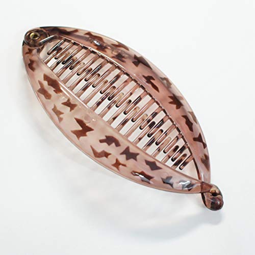 LURROSE 6 peças de presilhas de plástico banana presilhas de cabelo clipe de lentilha clipe de peixe