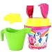 BLUE SKY - Seau Garni Licorne - 045875 – 17 cm - Plastique -Jeu de Plage pour Enfant - À partir de 10 Mois