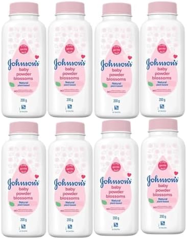 John&Son Baby Blossoms Baby Powder, 200g, 8 Pack image 2