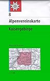 alpenvereinaktiv wetter  Kaisergebirge: Wege und Skitouren, 1:25.000: Topographische Karte (Alpenvereinskarten)