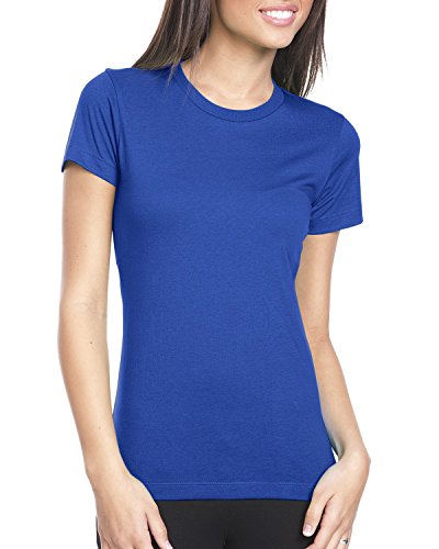Amazon.com: Next Level Ladies Boyfriend T-Shirt - ROYAL - S