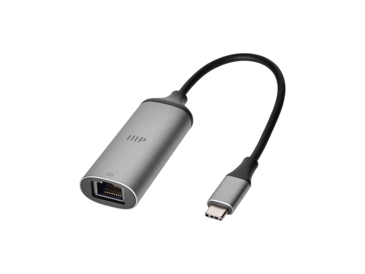 Monoprice Adattatore da USB-C a 5Gbps Ethernet
