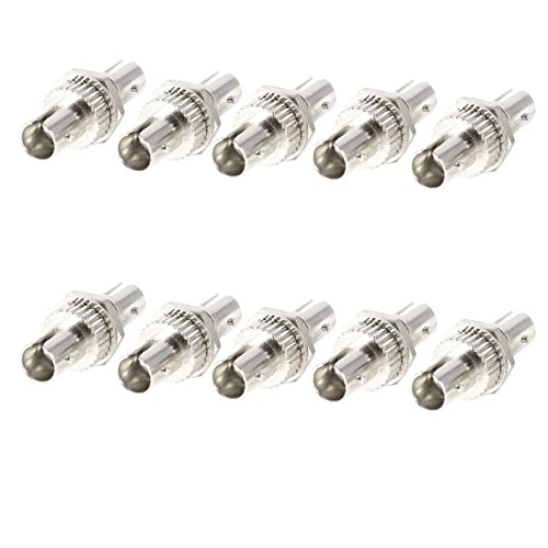 uxcell 10 Pc ST/ST Single Model Flange Fiber Optical Connector Coupler