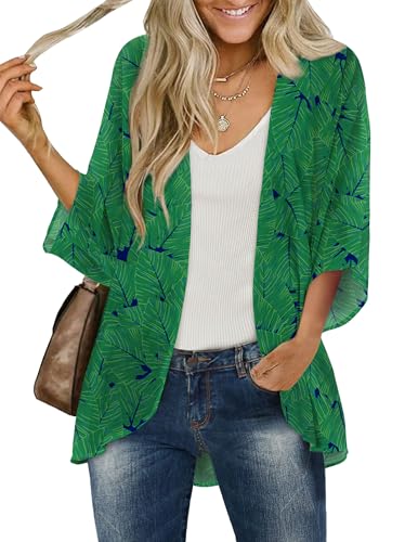 Image of BB&KK Women's Floral Kimono Summer Short Cover Ups Tops