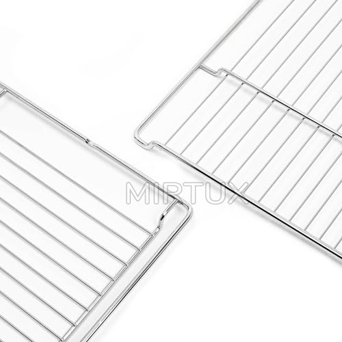 MIRTUX 2 x Ofenrost, Maße: 46,5 x 37,5 x 2,2 cm, Originalcode 574876, passend für Modelle von Siemens Neff Bosch Constructa Balay 00574876 HZ334000 CZ1432X1 etc.