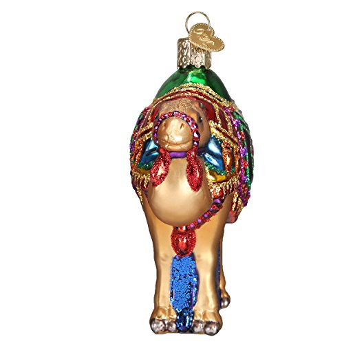 Old World Christmas Ornaments: Spiritual Gifts Glass Blown Ornaments For Christmas Tree, Magi's Camel #TOP2
