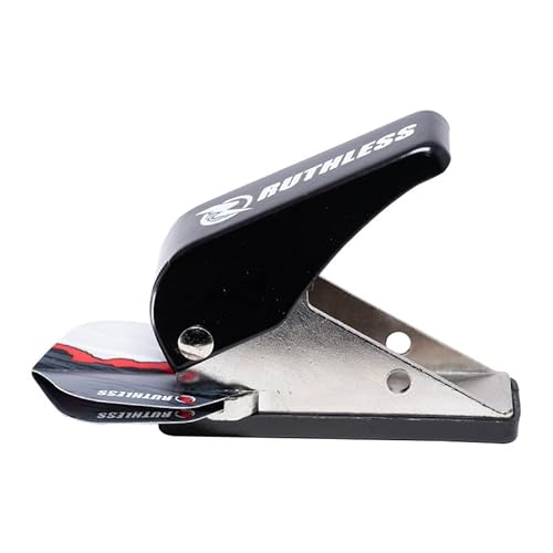 RUTHLESS Dart-Flight Locher, Taschengröße, leicht zu bedienendes Dart-Zubehör, Schwarz (X3028)