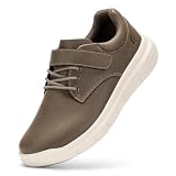 FitVille Business Casual Leather Dress Sneakers