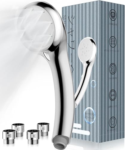シャワーヘッドマイクロナノバブル 超微細泡 水圧強い【高洗浄力】節水 高水圧 超強力シャワー ヘッド ミスト５段階モード 保湿 潤い 美髪 美肌 頭皮ケア 清潔 毛穴 汚れ除去 美肌SAP効果
